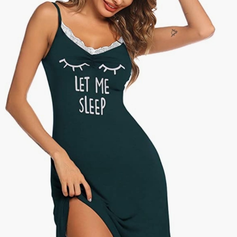 Spaghetti Strap Night Gown